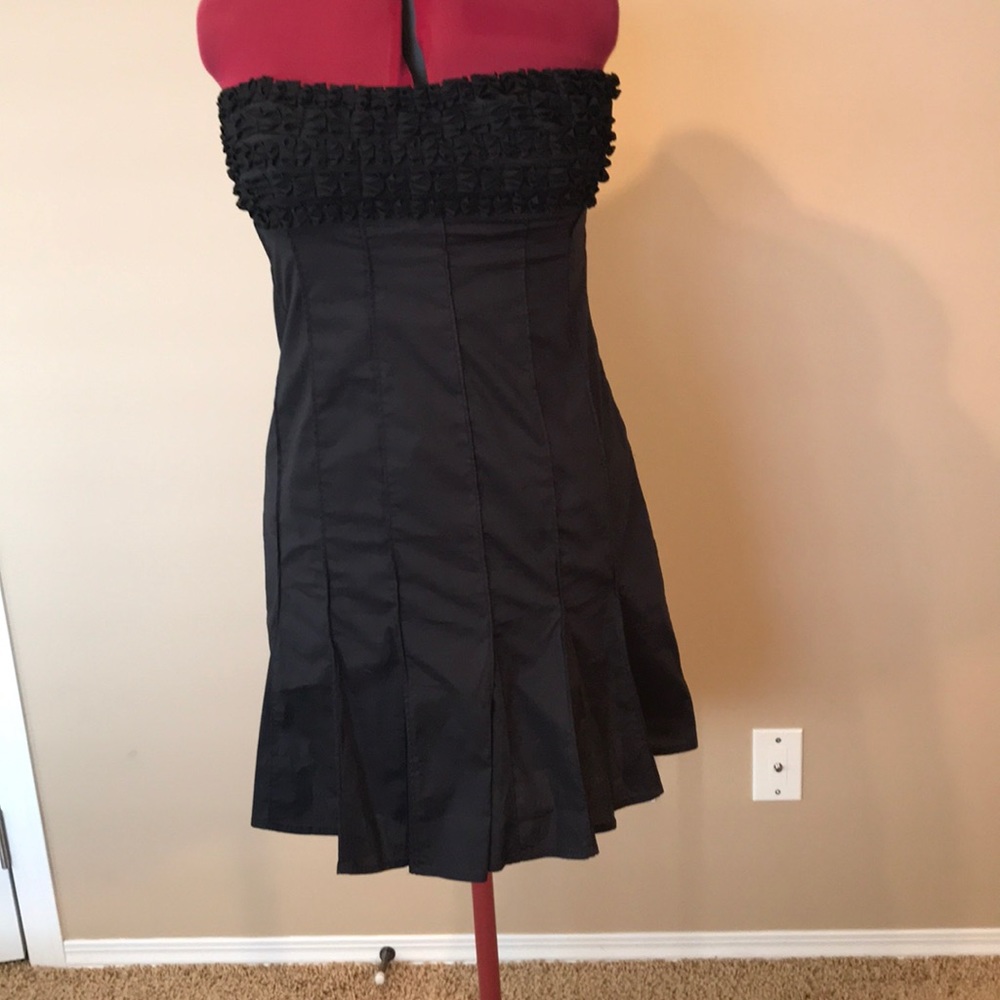 Venus black cotton sun dress